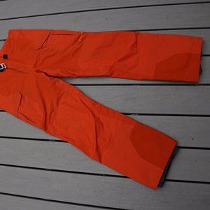 Patagonia Mixed Guide Hybrid Softshell Ski Pants - Men's 34 Waist - Orange EUC